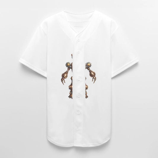 A sturdy steampunk robot