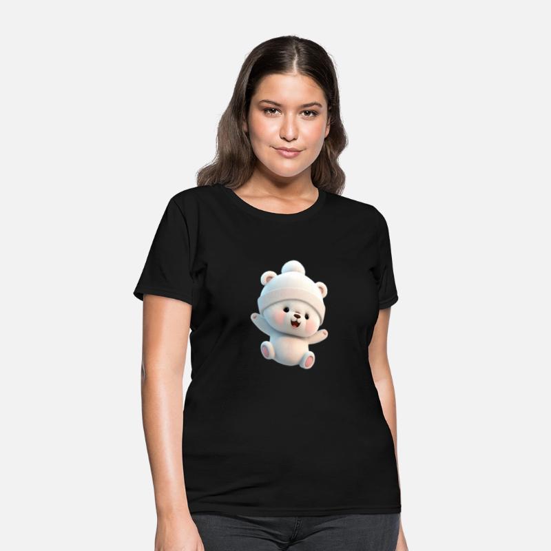 A white playful doll vector graphics