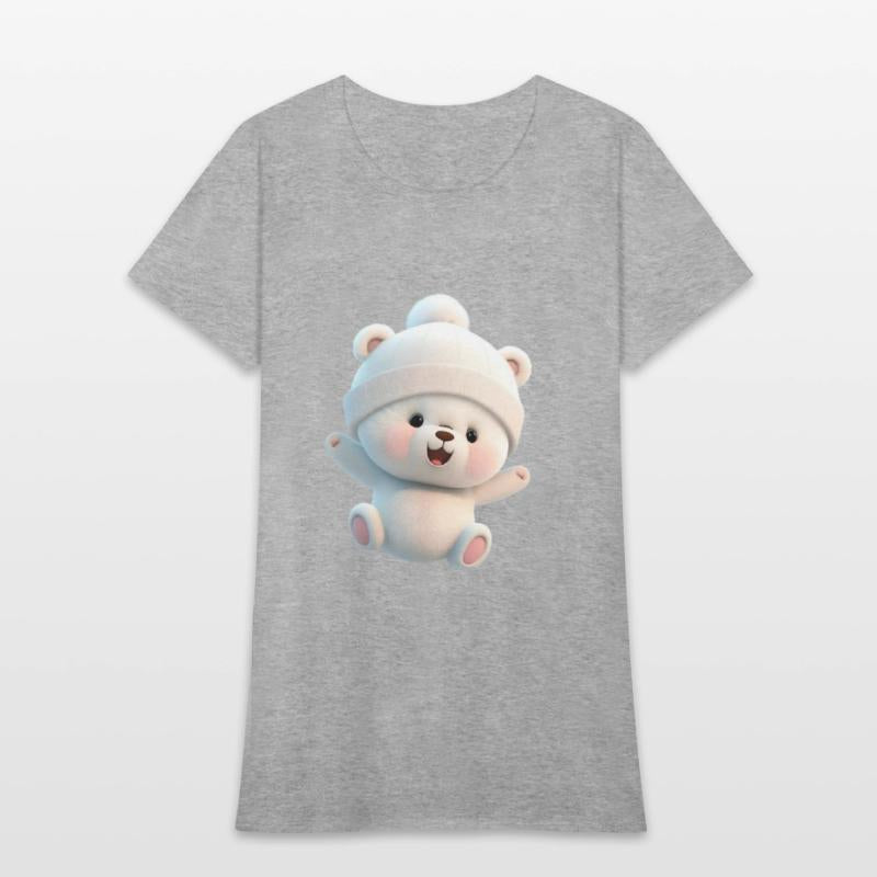 A white playful doll vector graphics