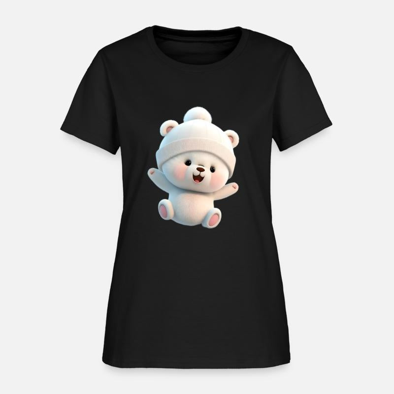 A white playful doll vector graphics