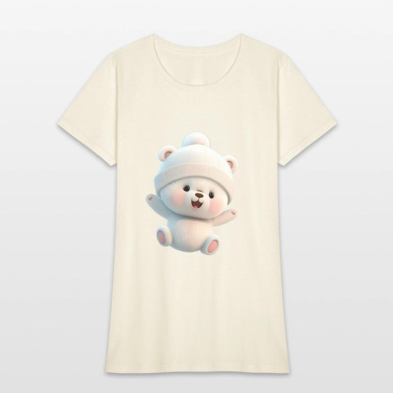 A white playful doll vector graphics