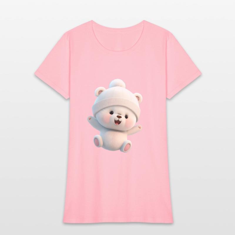 A white playful doll vector graphics