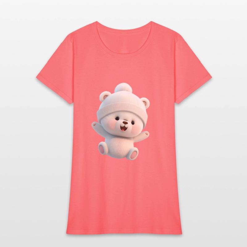 A white playful doll vector graphics