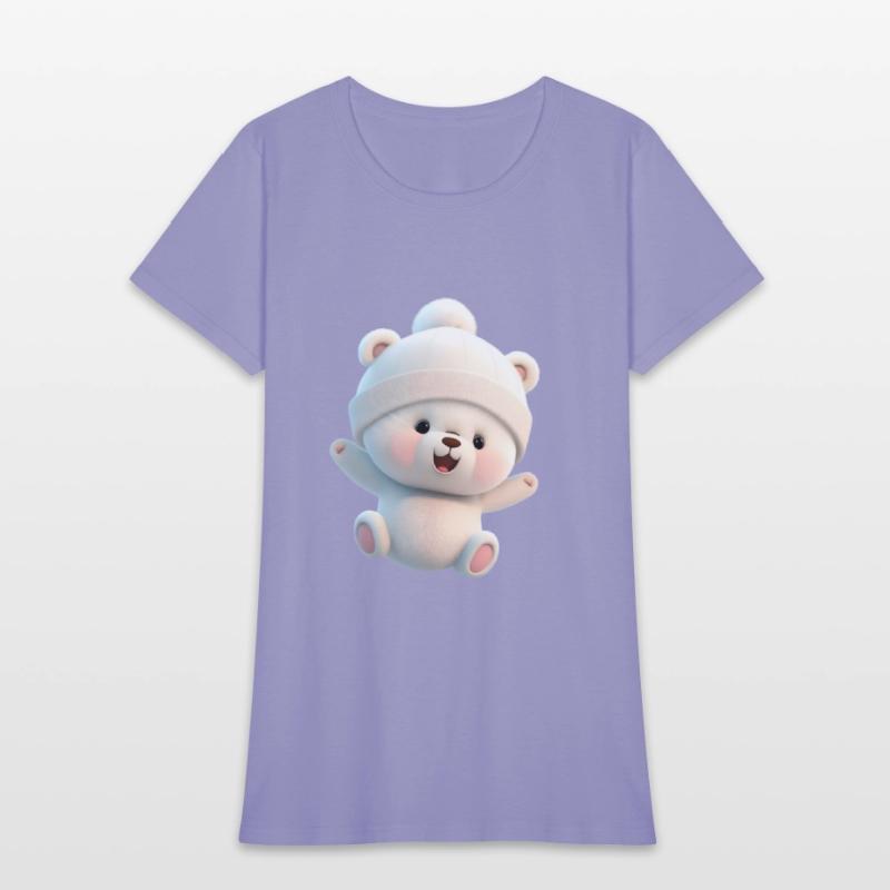 A white playful doll vector graphics