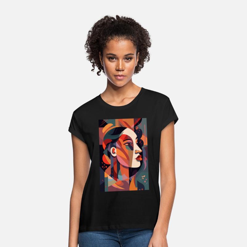 Abstract Face Art - Dreamy and Whimsical