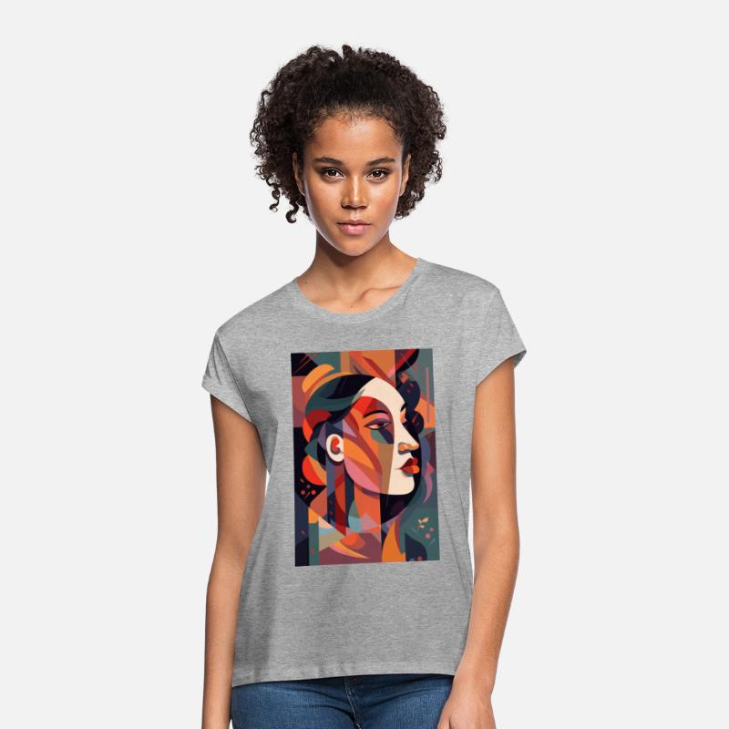 Abstract Face Art - Dreamy and Whimsical