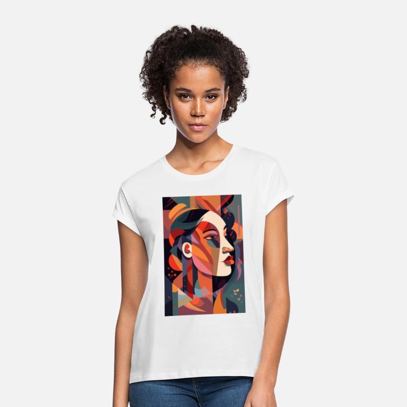 Abstract Face Art - Dreamy and Whimsical