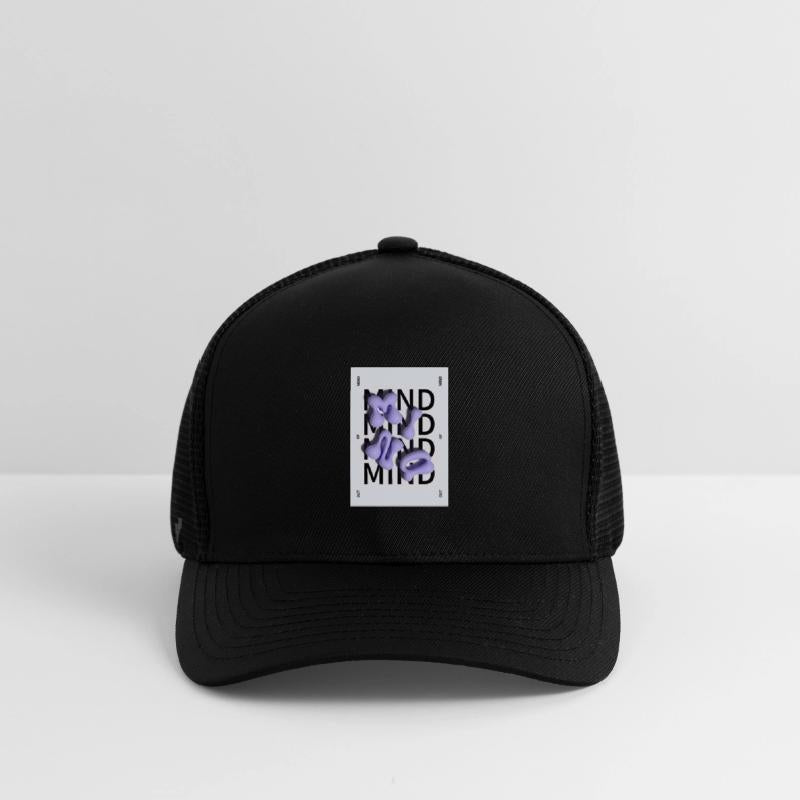 Abstract Purple Blob Typography Design