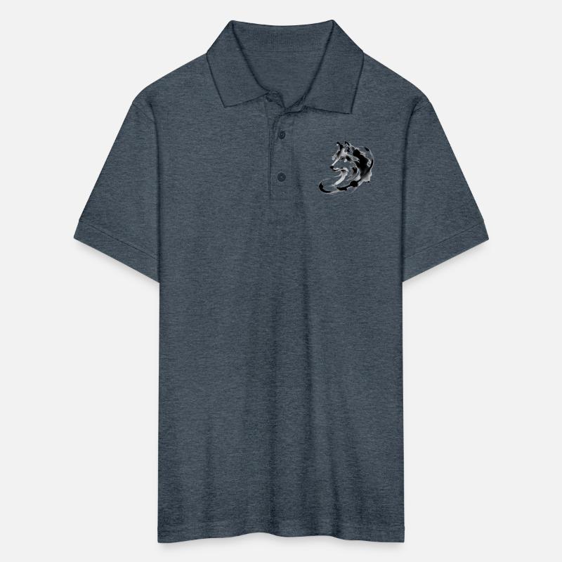 Abstract Wolf Japanese Ink Art