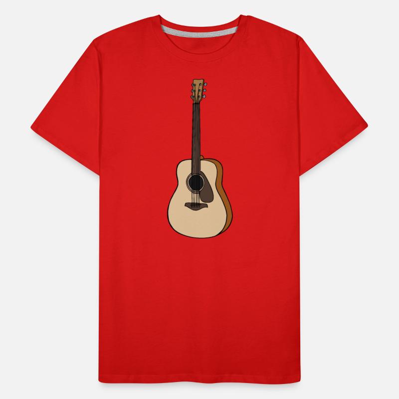 Acoustic Guitar Instrument Illustration