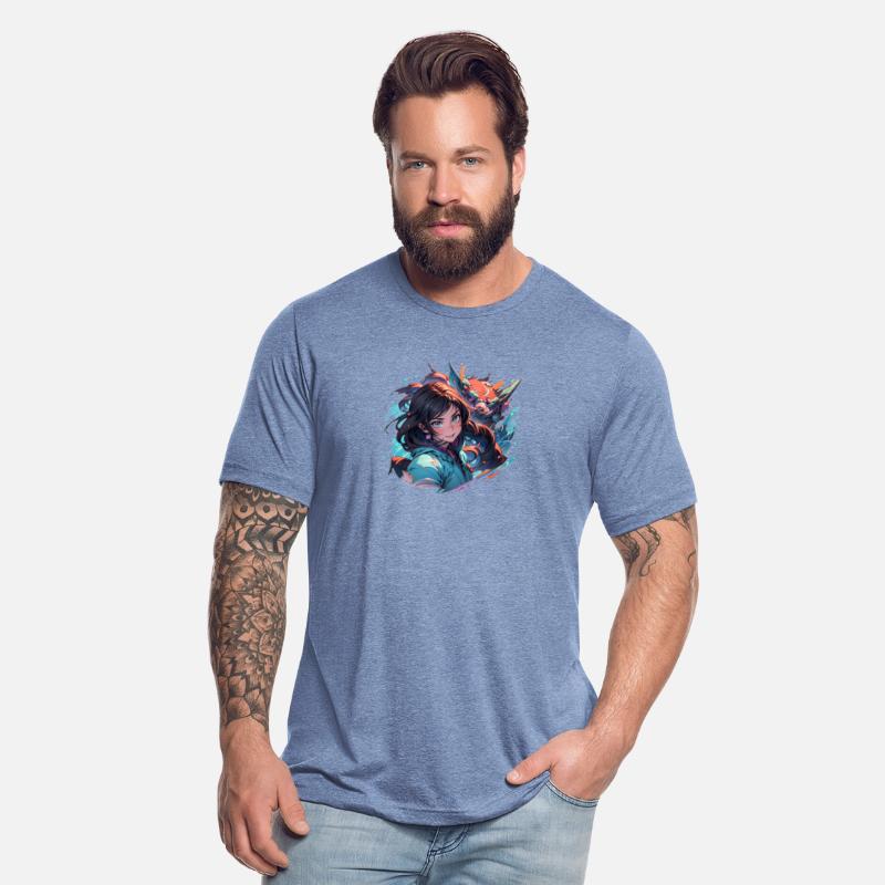 Adventure girl colour waves