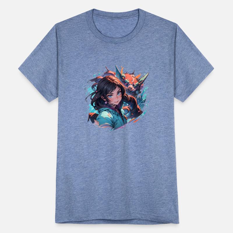 Adventure girl colour waves