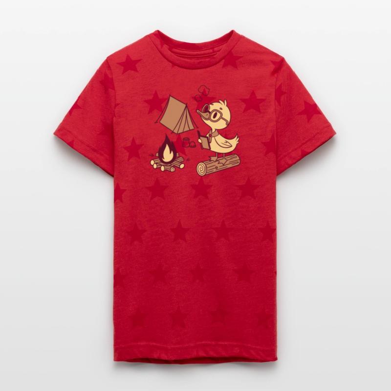 Adventurous Duck Camping Scene