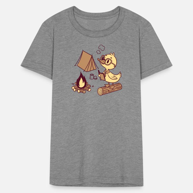 Adventurous Duck Camping Scene