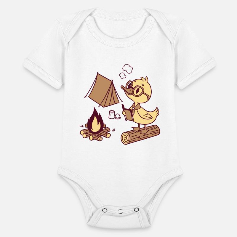 Adventurous Duck Camping Scene