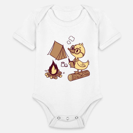 Adventurous Duck Camping Scene