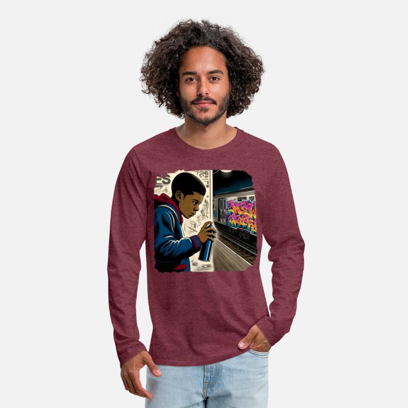 AI Teen in Underground Subway Layup -Masked Border