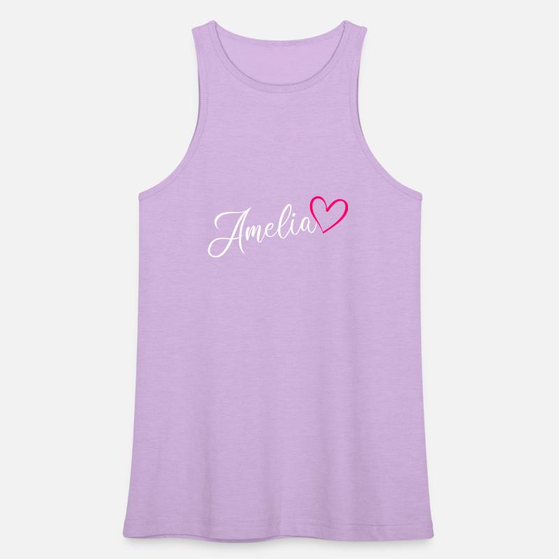 Amelia Name Pink Heart