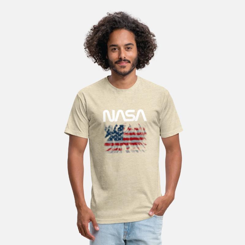 American Flag Distressed NASA