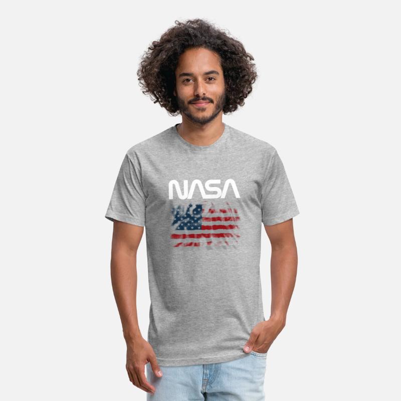 American Flag Distressed NASA