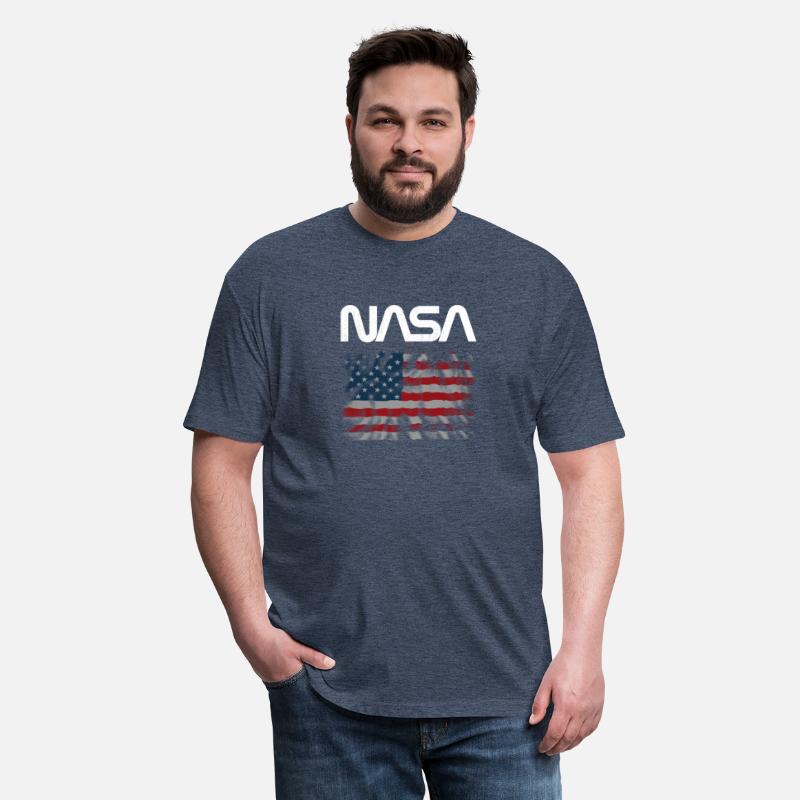 American Flag Distressed NASA