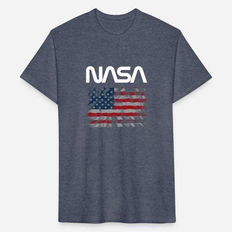 American Flag Distressed NASA