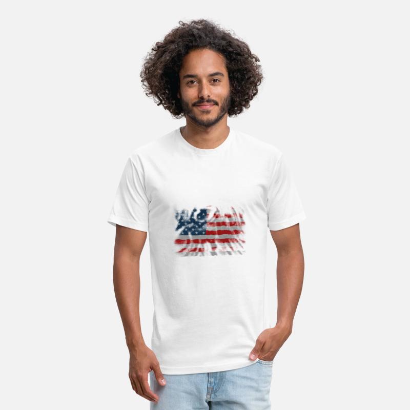 American Flag Distressed NASA