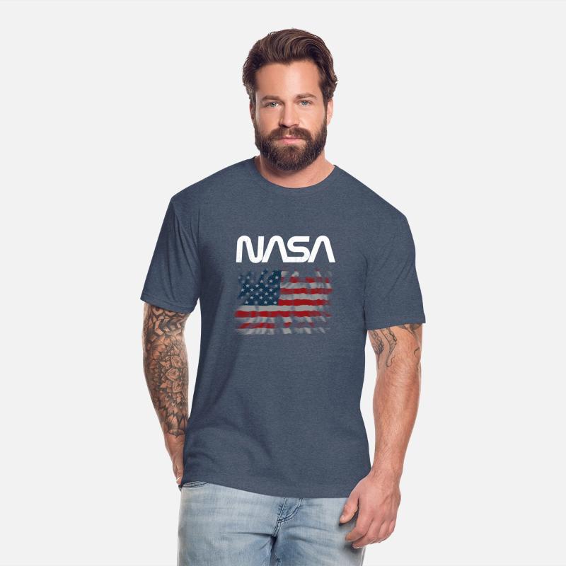 American Flag Distressed NASA