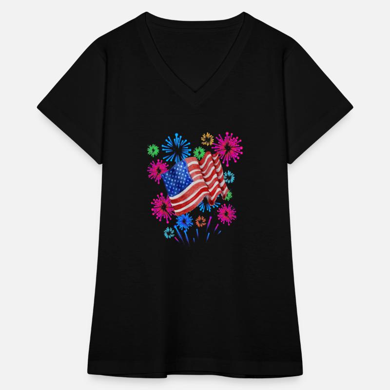 American Flag Fireworks