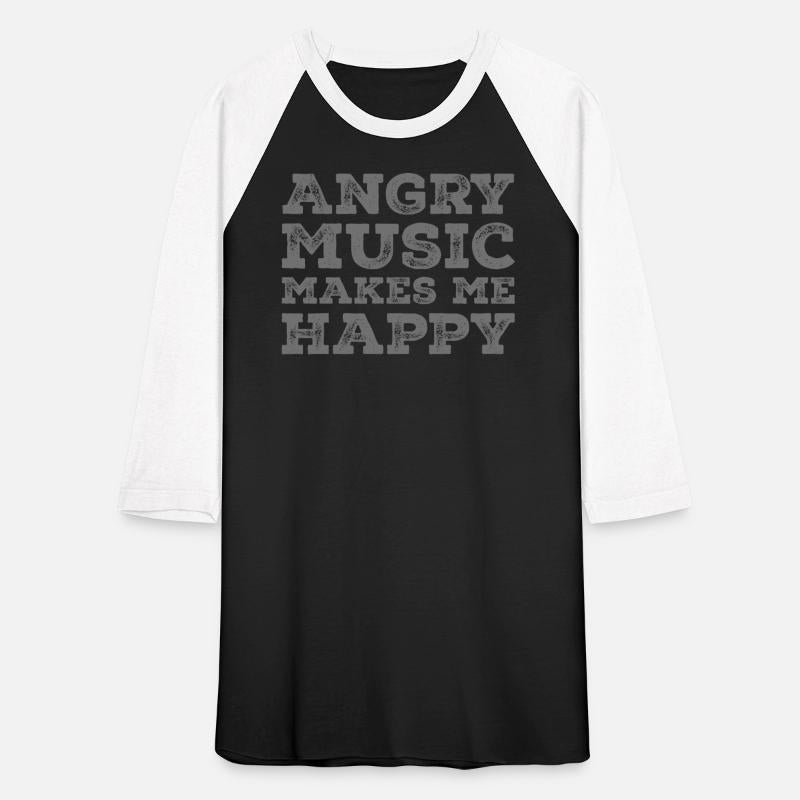 Angry Music Makes Me Happy Funny Angry Music Lover