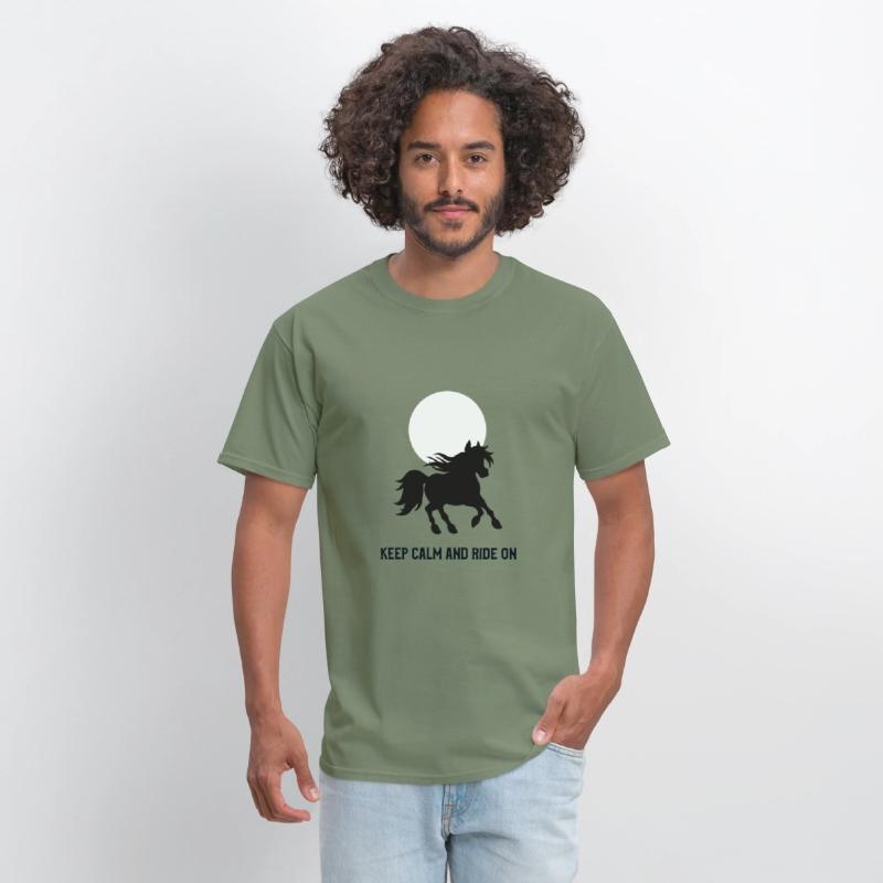 animals t shirt design template with a horse