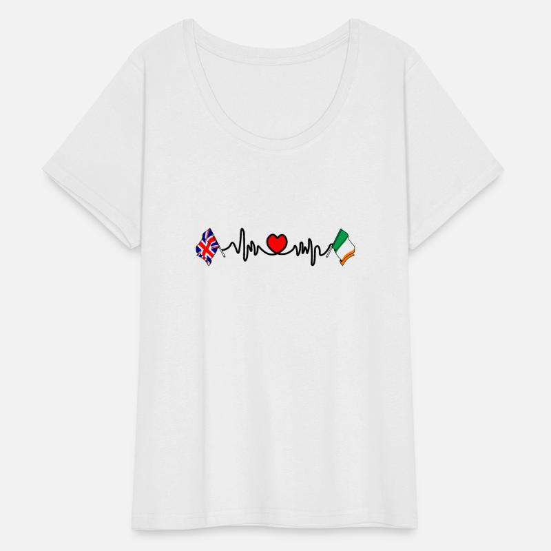 ardio heart with flag England and flag Ireland