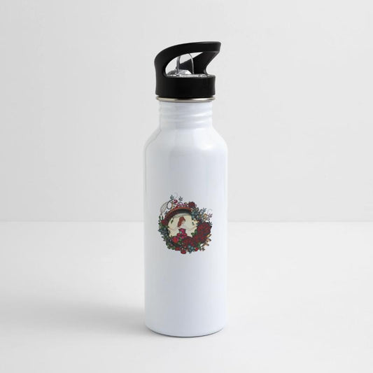 Art Nouveau princess in the rose garden