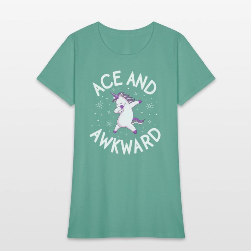 Asexual Pride Ace Awkward Unicorn Lgbtq Pride Stuf