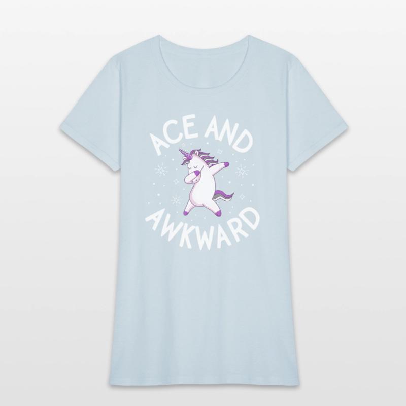 Asexual Pride Ace Awkward Unicorn Lgbtq Pride Stuf