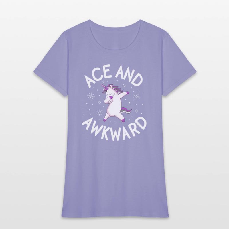 Asexual Pride Ace Awkward Unicorn Lgbtq Pride Stuf