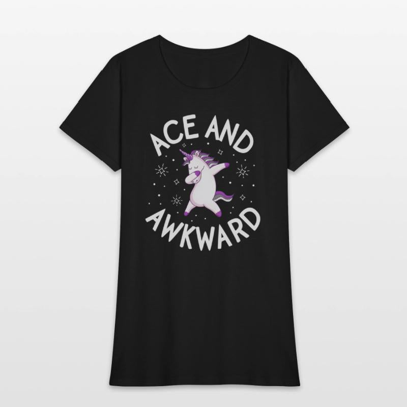 Asexual Pride Ace Awkward Unicorn Lgbtq Pride Stuf