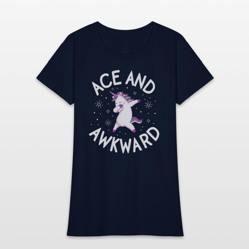 Asexual Pride Ace Awkward Unicorn Lgbtq Pride Stuf