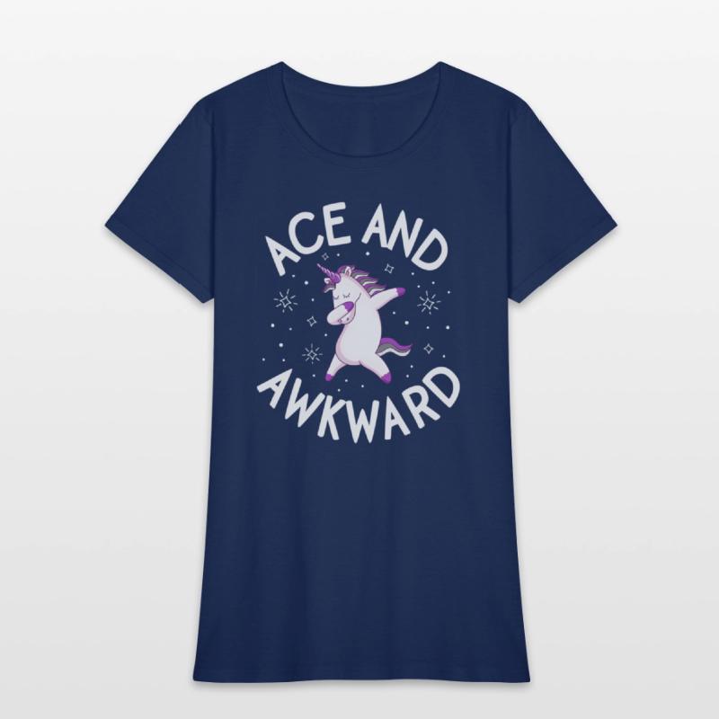 Asexual Pride Ace Awkward Unicorn Lgbtq Pride Stuf