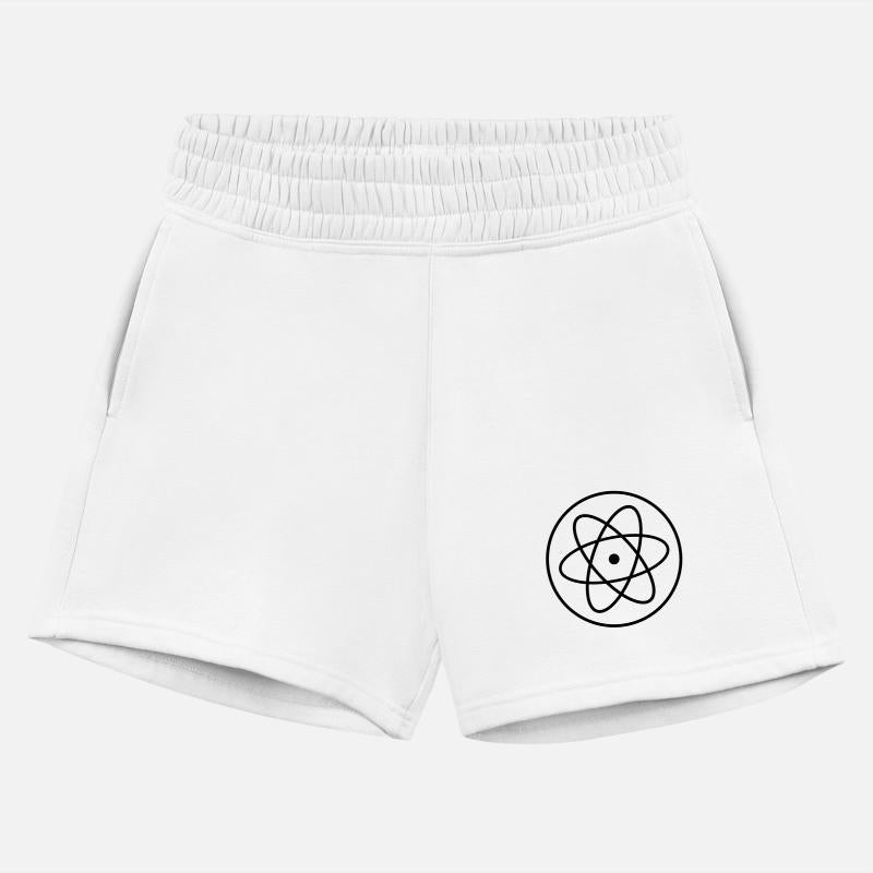 atom symbol researcher science laboratory circle l