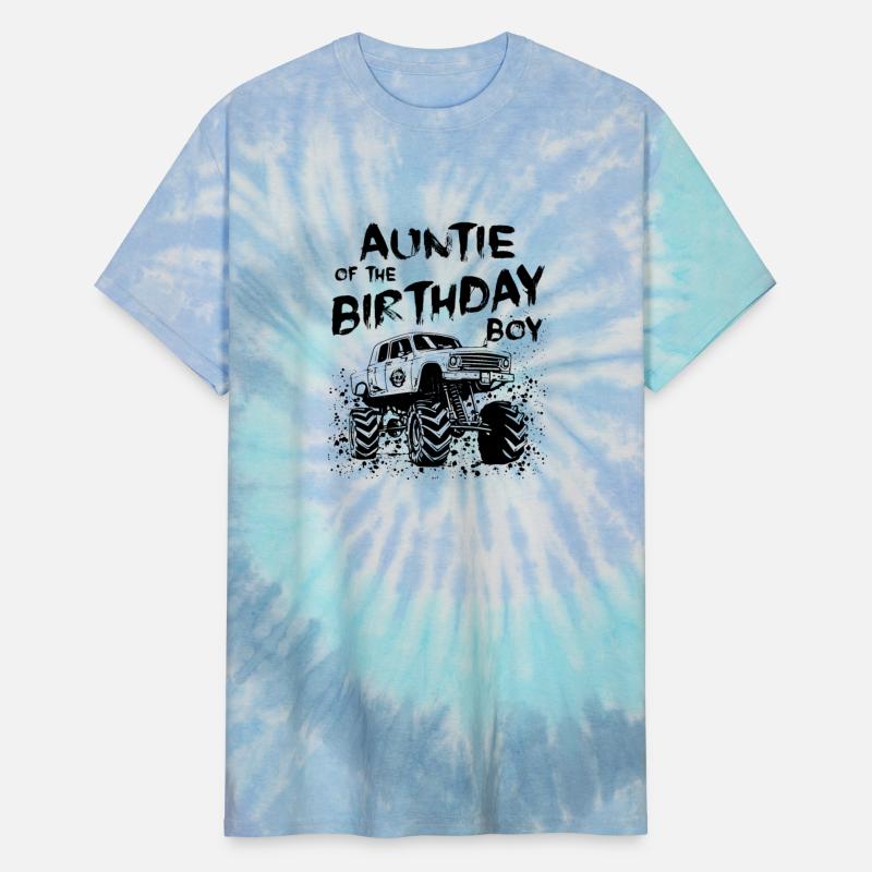 Aunt of the Birthday Boy Monster Truck Party Boy