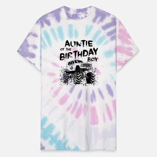 Aunt of the Birthday Boy Monster Truck Party Boy