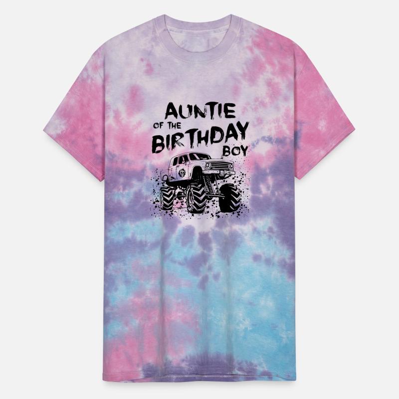Aunt of the Birthday Boy Monster Truck Party Boy