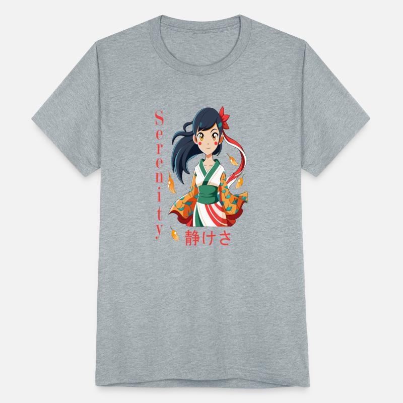 Autumn Serenity - 静けさ Kimono Girl Art