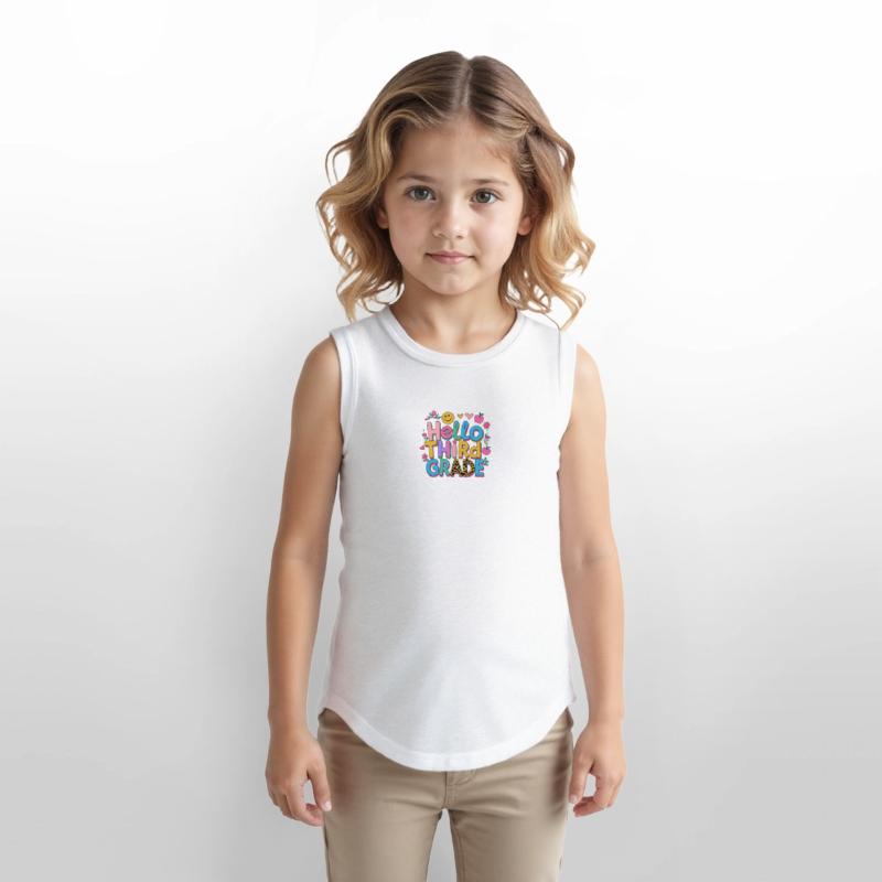 back-to-school-Colorful Hello Third Grade Design