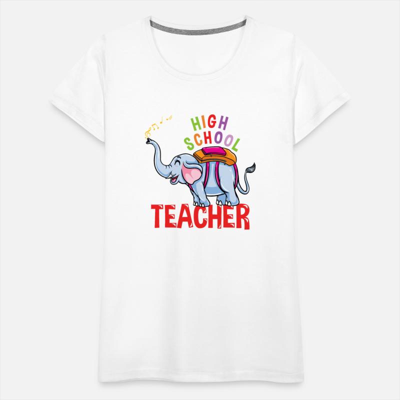 Back To School Elephant High School Teacher