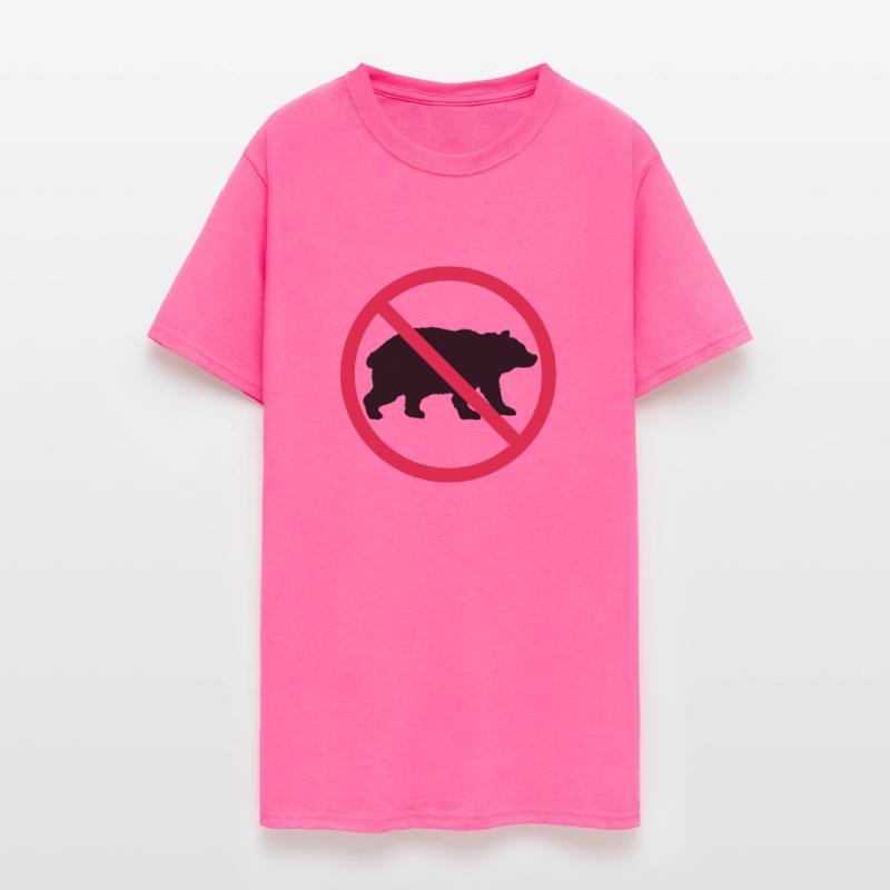 Bear Prohibited Sign