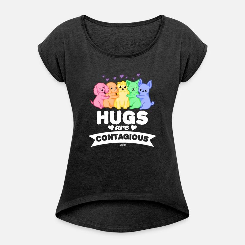 Beautiful dog family cuddle pets