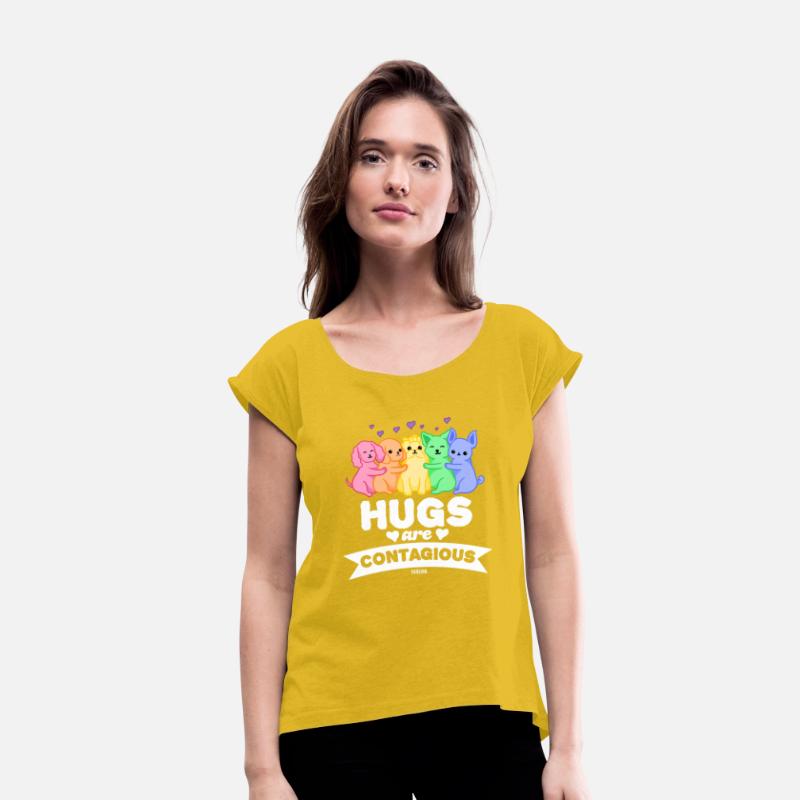 Beautiful dog family cuddle pets