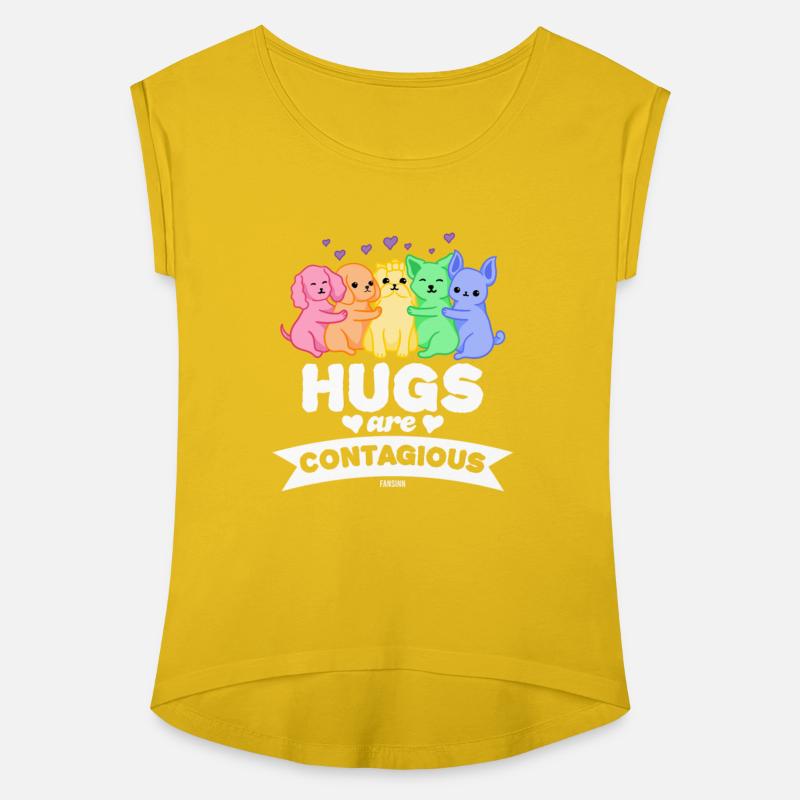 Beautiful dog family cuddle pets